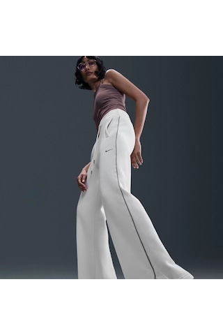 Nike Phoenix Fleece Pant Kadın Krem Eşofman Altı-sportxstore