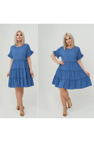 Princesse Büyük Beden Pamuklu Elbis 444599735