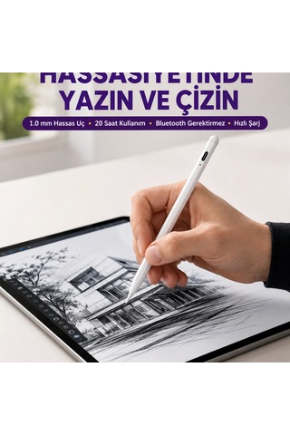 Profesyonel Dijital Kalem Hassas Eğim Sensörü Ve Uzun Süreli Kullanım Yeni Nesil