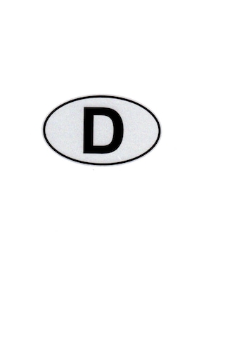 Etiketçilere Özel Reflektif Sticker D Almanya Özel Sticker Si