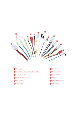 Pazly 36v-48v 350w Elektrikli Bisiklet Ve Scooter İçin Fırçasız Dc Motor Hız Kontrol Regülatörü