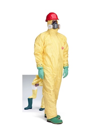 Dupont Tychem® 2000 C Kimyasal Tulum (L) Beden