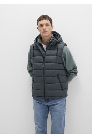 Mavi - Kapüşonlu Yeşil Şişme Yelek 0110604-71598 Yeşil