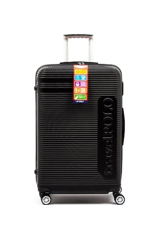 Elatae Travel Polo Büyük Battal Boy Valiz Siyah