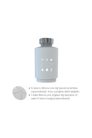 Bilicra S-Warm Akıllı Termostatik Radyatör Vanası