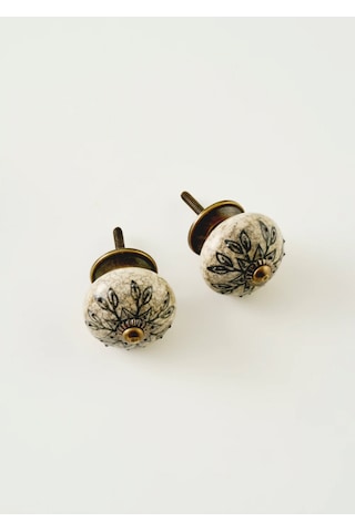 Gia Kulp 4'lü Krem 6,5x4x4 Cm Krem