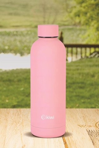 Kiwi Çift Katmanlı Paslanmaz Çelik Termos Pembe 500 Ml Kt-8689