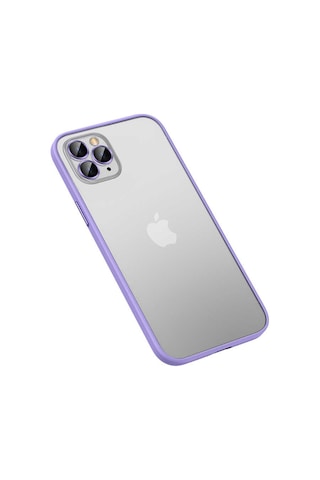 Apple Uyumlu iPhone 12 Pro Uyumlu Zore Retro Kılıf-lila Lila -