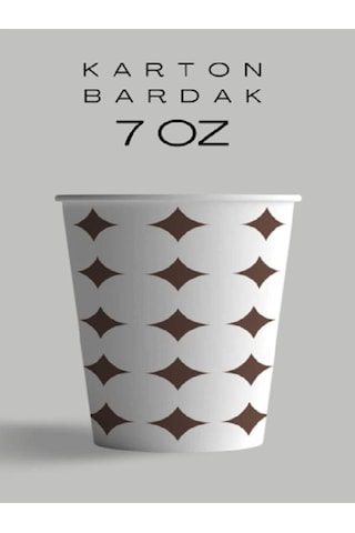 Karton Bardak 3000 Adet 7 Oz Mse Ticaret 7oz-3000li-karton Bardak 3000 Adet