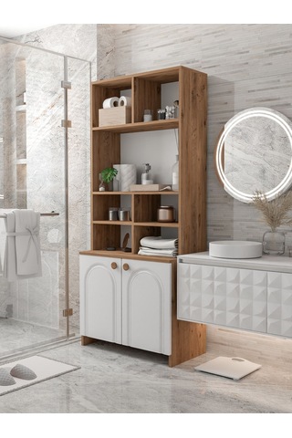Bohem Çok Amaçlı Banyo Dolabı Mdf Kapak - N Model N Model