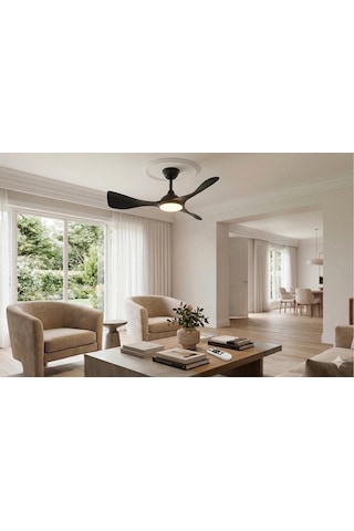 Eco Lounge Cata Ct 3001 Zürih 40w Ledli Tavan Vantilatörü Kumandalı 3 Renk