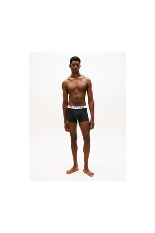 Tommy Hilfiger Erkek Cooling Tech Trunk Wb 3'lü Boxer Seti-16227 Siyah