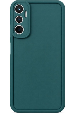 İnfinix Hot 20 4g Uyumlu Kamera Çıkıntılı Mat Silikon Telefon Kılıfı Yeşil
