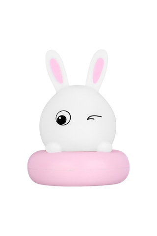 Cbtx Sevimli Şekil Silikon Dokunmatik Gece Lambası  - Pembe