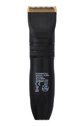Powertec TR-6500 Şarjlı Saç Sakal Tıraş  Makinesi Kahverengi - Siyah