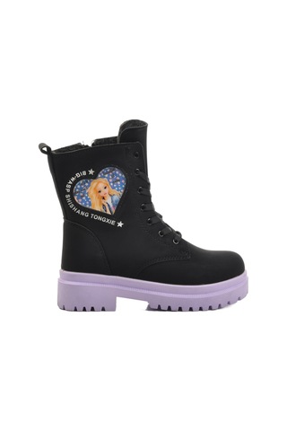 Walkway Leonis F Siyah-lila Çocuk Bot Siyah - Lila