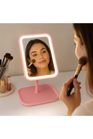 Lexroo Led Işıklı Makyaj Aynası Dokunmatik Kontrollü Masaüstü Ayn Diğer