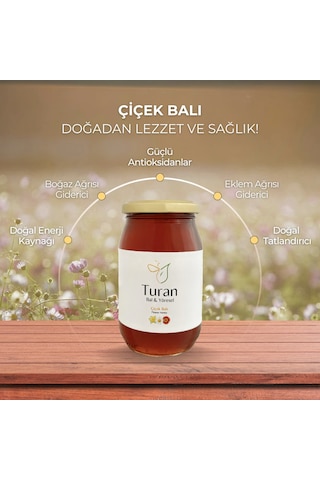 Turan Bal ve Yöresel Çiçek Balı Teneke 4850 G