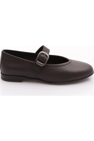 Dgn 25023 Kadın Loafer Ayakkabı Kahve Napa