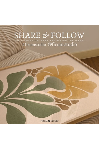 Bohem Çiçek Sanatı, Soyut Çiçek Duvar Sanatı