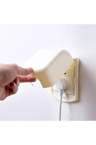 Xindoker Bebek Güvenlik Prizi Kapakları, Plastik Materyal, Kolay Kurulum, Elektrikli Prizi Çocuklardan Koruma, Bej Renk Diğer