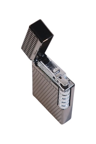 Black Martin Soft Flame Desenli Gunmetal Metal Çakmak - Tr9280