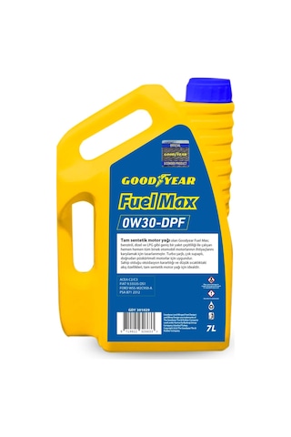 Goodyear Fuel Max 0W30-Partikül 7 Litre Motor Yağı