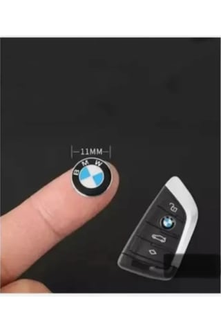 Bmw Kumanda Arma 11mm Yapışkan Sticker 2 Adet 1. Kalite