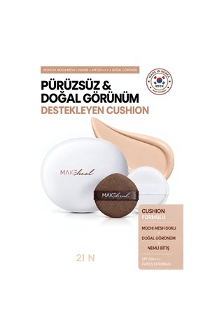 Skin Fitx Mochi Mesh Cushıon/pürüzsüz Ve Doğal Görünüm Destekleyen Cushıon 210N