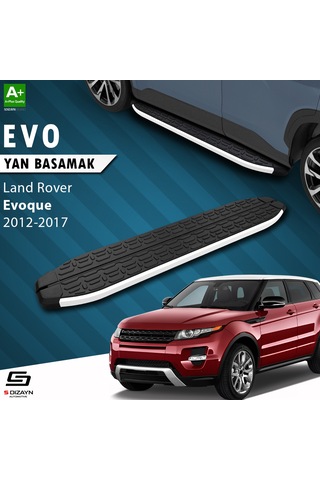 S-dizayn Land Rover Range Rover Evoque Evo Aluminyum Yan Basamak 173 Cm 2012-2017