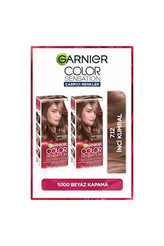 2'li Garnier Çarpıcı Renkler Saç Boyası 7.12 İnci Kumral pkt3sacboyacarprenk-10642
