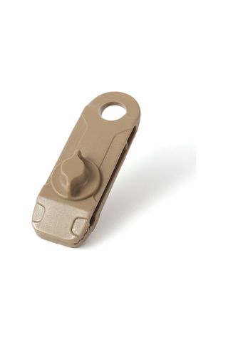 Shineyee Nylon Kamplık Klamberi - Dış Mekan Çadır/perde Tutucu, Güçlü Tutuş, Rüzgar Direnci, Kahverengi, 1 Adet Haki