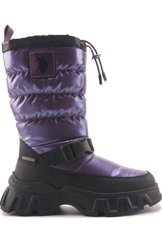 U.s.polo Assn Poretta 4pr Mor Comfort Casual Kız Bot&çizme Mor