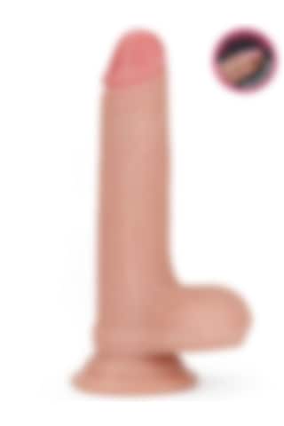 Fastieshop Çift Katmanlı Realistik Dildo - 18 Cm
