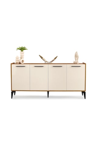 Anka Yemek Odası Konsol Büfe 180x45x86 Krem