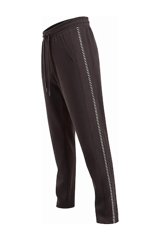 Plus Scorpion Erkek Slim Fit Pamuklu Eşofman Altı Kahverengi