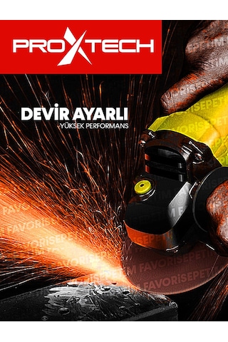 PROXTECH  Yüksek Tork Devir Ayarlı Spral Taşlama Makinası