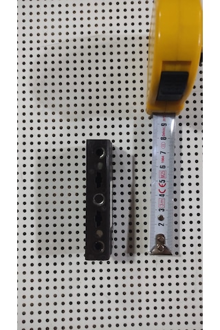 Pvc Plastik Pencere Menteşesi Acı Koyu Kahve Toplam Boy : 7.5 Cm 1 Adet Gönderilir 75 Mm