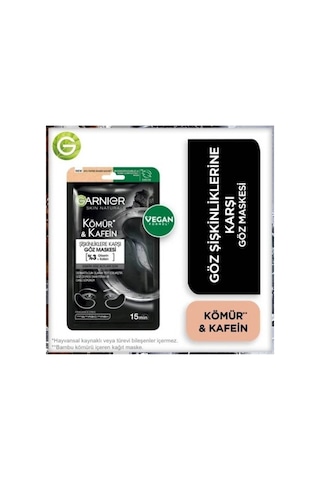 Garnier Göz Şişkinliklerine Karşı Kömür Ve Kafein Göz Maskesi X PKT.GARNIER.014