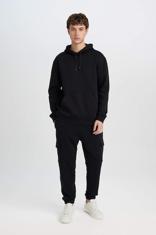 DeFacto Regular Fit Jogger Eşofman Altı Basic Düz Kargo Cepli Lastikli Paça D5252AX25SPBK81