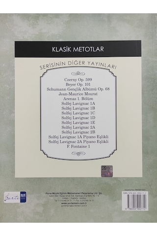 Portemem Ynl. Hanon Piyano Metodu N11.1154