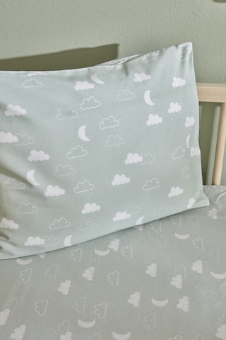 Karaca Home Bebek Cloudy Yastık Çarşaf Set Mint 200.22.11.0313