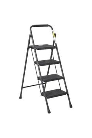 4 Basamaklı Step Merdiven, Dayanıklı Ve Kullanışlı Tasarıma Sahip 100 Cm'ye Kadar