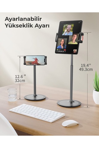 Bix Saiji S3E 360° Ayarlanabilir Tablet Tutucu Stand