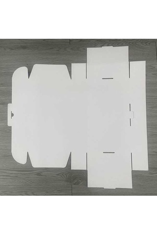 Pazly Kalın Beyaz Grafik Kart Ambalaj Kutusu, Yeston Uyumlu, 40,5x23x8,5 Cm, Güçlendirilmiş Koruma Beyaz