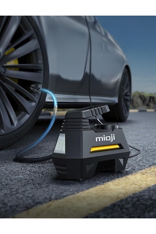 Mioji Mio 10 Taşınabilir 150PSI 12V 120 W Araç Hava Kompresörü Araba Lastik Hava Pompası