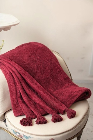 Puffy Wellsoft Battaniye - Bordo