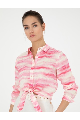 Pierre Cardin Kadın Pembe Gömlek Desenli 50284839-vr041 Pembe