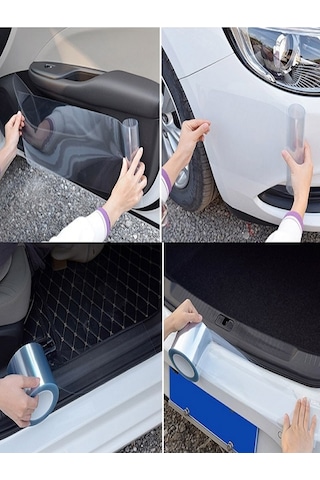 Araç Kapı Eşik Kaput Çizik Önleyici Şeffaf Koruma Folyosu