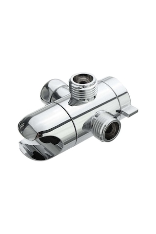 Monyee G1/2 Bağlantılı 3 Yönlü Duş Akış Kontrol Valfi, Abs Malzeme, Pimli Chrome, El Ve Sabit Duş Başları Arasında Geçiş, Banyo Tesisatı Yer Değiştirme Parçası Diğer